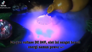 NEW PRODUK - Mist Maker Mesin Kabut Humidifier Pembuat Embun Fogger Fog Uap Nebulizer Spray LED Lampu Ultrasonic