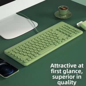 B.O.W | Wired USB Keyboard and Mouse Set for Women Office Use