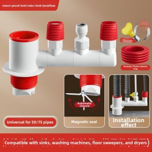 OUGEFENG | Anti-backflow Water Diverters for Washing Machine and Dryer