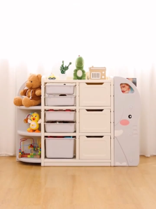 Kệ nhựa để đồ chơi cho bé nhựa nguyên sinh cao cấp Babypods hình voi con