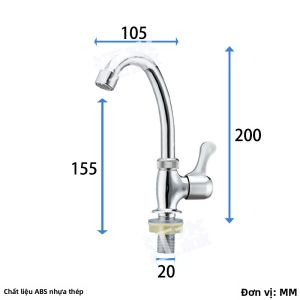 Vòi Nước Bếp Inox 304