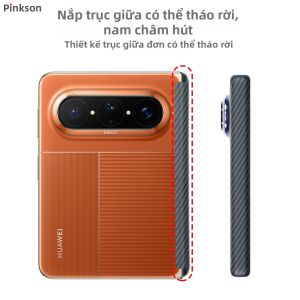 pinkson | Magnetic Center Strip Protective Case for Huawei Puramax Kevlar