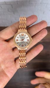 BISA COD! Jam Tangan Cewek Wanita Dewasa Rantai Fashion Import Murah Mewah BONUS BATERAI CADANGAN!