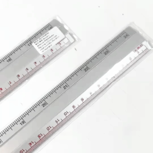 ไม้บรรทัด อลูมิเนียม แข็ง 18-24นิ้ว บรรทัด วัด นิ้ว เซน มิล อุปกรณ์ การเรียน แฮนด์เมด เรียน วิศวะ เท่ โรงเรียน YC