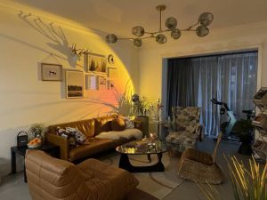 【Desiny】Simple Coffee Tempered Transparent Glass Living Room Sofa Side Creative Tea Table