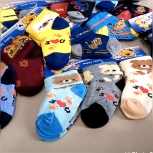 PAKET 3 PCS KAOS ANAK BAYI COWOK / CEWEK KAOS KAKI MURAH DAN BAGUS / BABY SHOK / KAOS KAKI BABY / KAOS KAKI BAYI KARAKTER