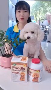 Poodle Hair Beauty - Viên Nhai Dưỡng Lông Giành Riêng Cho Poodle Và Mọi Giống Chó 450gr ~ 420 viên