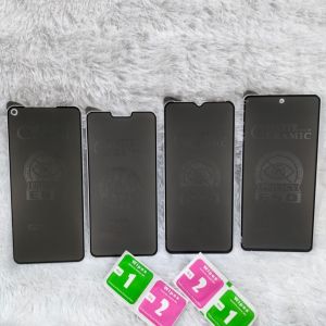 TG Tempered Glass Ceramic itel A60/ A70/ A60S/ P55/ RS4 /S5 /S663L S663LC Anti Gores Matte Privacy Anti SPY All Type