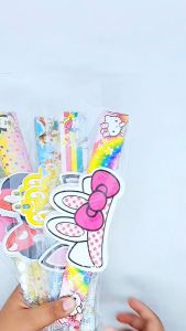 10Pcs Bando Cewek Cowok Ulang Tahun 3D Topi Lingkar Ultah 3D Bando Pesta Anak Ulang Tahun Topi Ulang Tahun