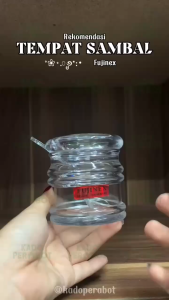 Tempat Sambal Cabe Mika Akrilik-Tempat Sambal Fujinex-Tempat Sambal + Sendok