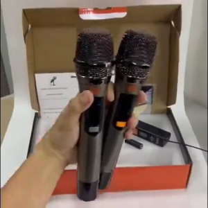 NEW JBL 50S Wireless 2 set Microphone with Built In Rechargeable Battery For Karaoke Professional UHF Type -C