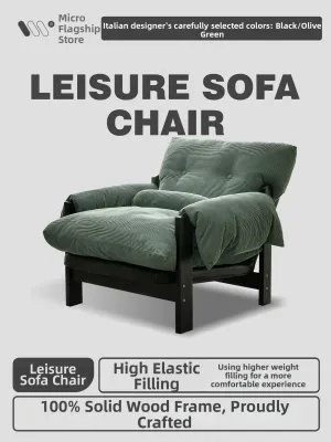WEIWU | Retro Luxe Recliner Chair for Single
