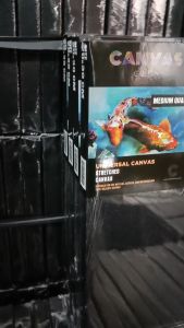 KANVAS LUKIS 25X30 CM / WATER COLOR CANVAS / BLACK CANVAS / KANVAS / CANVAS - MEDIUM QUALITY
