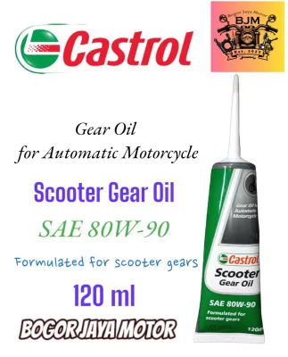 OLI GEAR CASTROL SAE 80W-90 120ML CASTROL SCOOTER GEAR OIL ORIGINAL CASTROL ORI OLI GEAR CASTROL ORI oli gear/oli gardan castrol SAE 80w/90