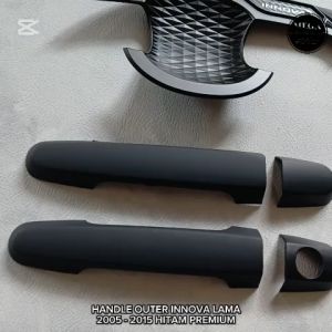 Cover Handle Outer Pintu Mobil Innova Lama 2005 - 2015 Hitam Premium