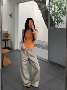 VKSOD | American Sweet and Cool Style U-Neck Camisole Set