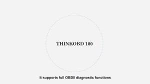 THINKCAR THINKOBD 100 Obd2 Scanner Code Reader for Auto Car Diagnostic Tools Scanner for Honda Toyota Mazda Mitsubishi Hyundai EOBD Check Engine Turn off Engine Light Read Erase Codes Lifetime Free Update