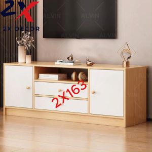 Tủ đa năng đựng đồ phòng kháchkhông gian lưu trữ lớn ứng dụng làm kệ tivi 2X Decor- 2X163