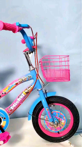 Sepeda Anak Perempuan Michel Labubu 16 Inch Dengan Lampu Dan Musik