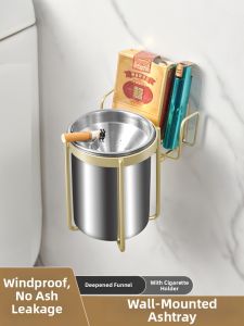 WODEBAIHUI | Anti-ash Fly Wall-mounted No Drilling Ashtray