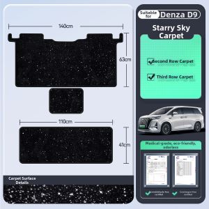 CO | Custom Fit Car Floor Mat For Middle And Rear Seats