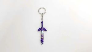 Bandai | Game The Legend of Keychain Master Sword Metal Model Men Accessories Pendant Fashion Toys Gifts