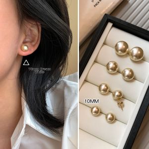 CAFFTI | Silver Pearl Earrings 925 High-End Style