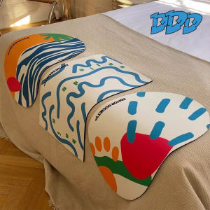 Creative Bathroom Technology Cloth Floor Mat Absorbent Silicon Dendroid Non-Slip Pad Artistic Style Bath Room Foot Mat