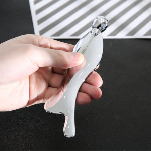 Platinum Beauty Fish Shape Gua Sha Board Facial Massage Tool Platinum Gold Color Care Health Massager Gua Sha Board