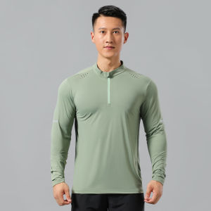 Mens Athletics Tops Autumn Running Shirts Long Sleeve Outdoor Sports Fitness T-shirt Clothing Reflective Quick Dry Breathable