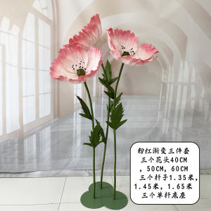 Handmade Giant Paper Art Flowers Wedding Processional Bouquet Realistic Decorations Festive Supplies Bridesmaid Props