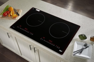 Bếp điện từ Lorca TA 1006EC Plus mặt kính Schott Ceran 2 vùng nấu điều khiển cảm ứng trượt an toàn