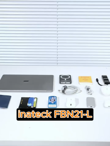 Túi Đeo Chéo Inateck Nimble FBN21-L Cho Macbook/Laptop 14 inch | Dây Đeo 3 điểm Khóa YKK Kháng Nước
