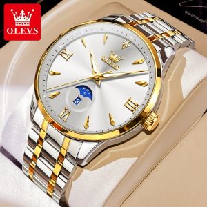 OLEVS | Sleek Business Watch with Night Light Waterproof Features