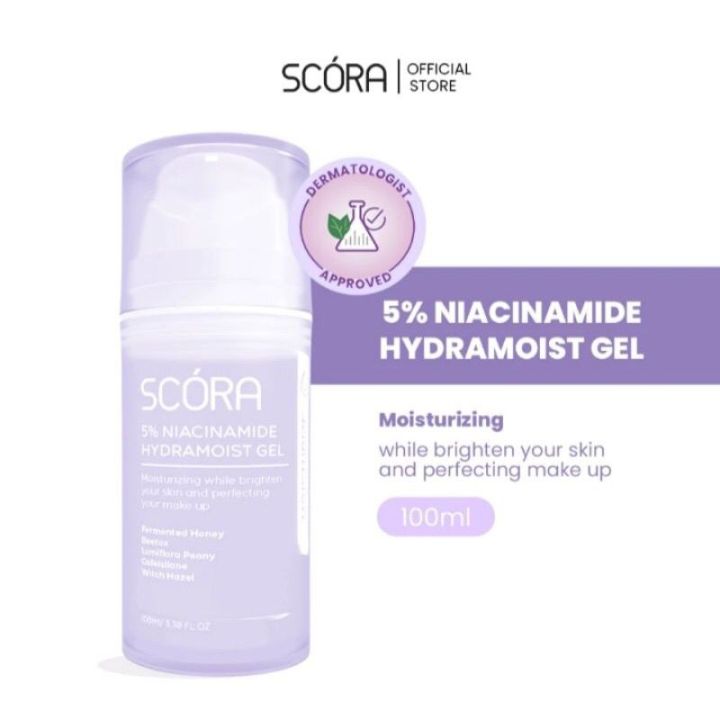 Scora 5 Niacinamide Hydramoist Moisturizer Gel pelembab wajah