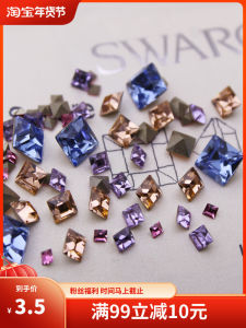 เพชรเทียมทรงสี่เหลี่ยมแหลม 4428 สำหรับทำเล็บ ต่างหู ติดหู DIY ของขวัญวันเกิด งานปาร์ตี้ งานแต่งงาน งานวันเกิด