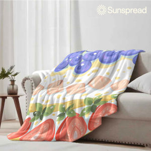 Beast Kingdom | Berry Tart Soft Warm Flannel Blanket Lightweight Cozy Christmas Halloween Home Decor Room