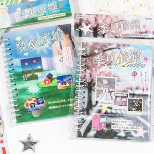 สติกเกอร์ฟิล์มม้วนตัดแต่งรูปทรง 2Style 30 ชิ้น/ถุง สำหรับสมุดบันทึก สมุดภาพ DIY กรอบรูป สมุดภาพ สมุดโน้ต แก้วน้ำ