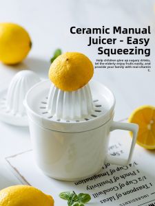 SIYUE | Manual Fruit Juice Extractor Ceramic Lemon Squeezer