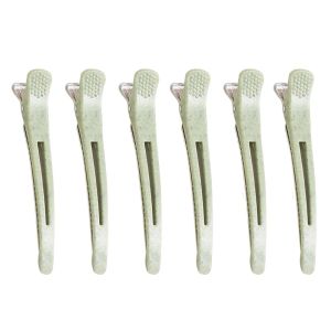 6pcs Hair Clip Set Professional Hairdressing Salon Hairpins Non-slip Crocodile DIY Alligator Clips Home Barber Hair Stylig Tools