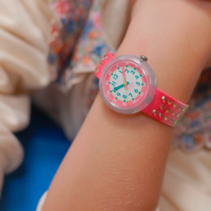 Flik Flak Sparkly Melon (FPNP179) Green RECYCLED PET Kids Watch