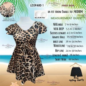 Mommy Kikays Collection | Unique Trendy Conservative Swimsuit Tummy Cover swim wear dress with cycling
