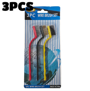 15PCS Gas Stove Cleaning Brush Nylon Stainless Steel Copper Wire Brush Polishing Rust Remover Stove Sink Scrubbing Cleaning Tool