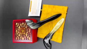 Cây Bấm Huyệt Bằng Sừng Nhất Trụ Kình Thiên - Mát Xa Thông Kinh Hoạt Lạc