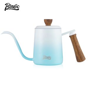 BINCOO Coffee Pot Hand Brewing Pot Hanging Ear Long Thin Mouth Coffee Kettle Stainless Steel for Home Outdoor 350ML/600ML