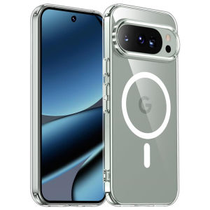 Transparent Slim Magnetic Crystal TPU Soft Case for Google Pixel 8 9 10 Pro XL 10Pro 9Pro 8Pro 9A 8A Magsafe Clear Phone Cover
