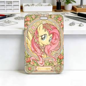Hasbro | HZB CUTE My L-LittleS P-PonyS Lightweight ID Badge Holder Soft Neck Lanyard Card Cover Work Pass Office Name Tag Protector Case