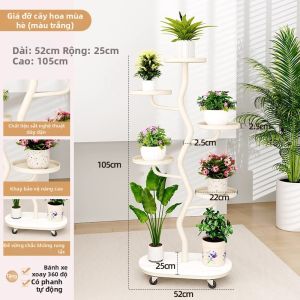 Kệ Trưng Bày Sắt Nghệ Thuật Đa Tầng Đứng Sàn