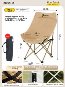 SHANNAIER | High Back Outdoor Camping Chairs Highbacked