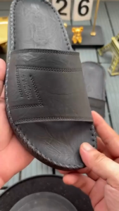 Dép quai ngang doctor thái lan da nam cao cấp đế doctor răng cưa khâu viền thủ công chắc chắn G7